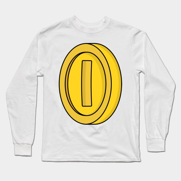 Coin Long Sleeve T-Shirt by Radradrad